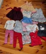 Zestaw ubrań, sukienka dla dziewczynki r 86 