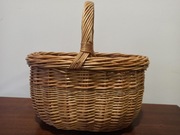 KOSZYK kosz z wikliny wiklinowy ŚREDNI na zakupy GRZYBY
