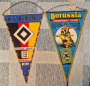 Proporczyki HSV Hamburg Borussia Mönchengladbach duże folia