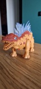 Figurka stegozaur dinozaur chodzący świeci ryczy