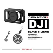 osłona silikonowa kamery + kapsel + 2 smycze DJI Osmo Action 5 PRO BLACK