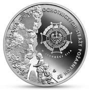 10zł 100-lecie Związku Ochotniczych Straży Pożarnych 2021 + folder