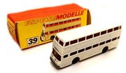 Vintage ESPEWE 135/1039 Autobus Piętrowy Skala HO 1:87
