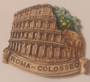 WIELKI Magnes na lodówkę ceramiczny Roma RZYM COLOSSEO Koloseum Watykan(37)