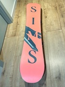 Deska snowboard SIMS SOFUN 21 149cm z wiązaniami FLUX