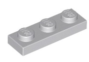 LEGO 2x3623 plate Light Bluish Gray 1x3 używane
