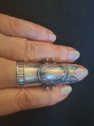 Pierścionek gotycki srebro .