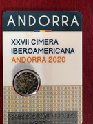 2 euro Andora 2020 Szczyt Iberoamerykański