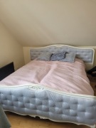 Zestaw do sypialni - łóżko 150x200 z materacem + 2 szafki nocne