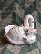 ceramiczna figurka łabędzia 