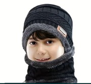 Nowy zestaw czapka plus komin ocieplane