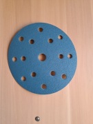  KRĄŻEK ŚCIERNY PAPIER ŚCIERNY  NA RZEPY  TYROLIT TFC 150MM P150