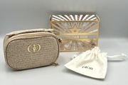 Złota, limitowana kosmetyczka, kuferek Christian DIOR + 6 gratisów DIOR