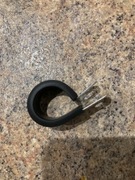 Uchwyt, obejma Obejma; 20,6/22,2mm, stal, materiał osłony: EPDM