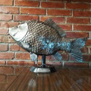 Metalowa rzeźba ryby - Sparrow Art - unikatowe rękodzieło, metaloplastyka.