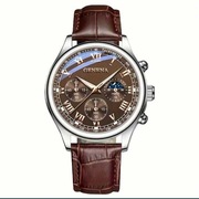 GENEWA Luksusowy męski zegarek kwarcowy – elegancja i sport