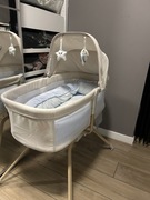 ŁÓŻECZKO TURYSTYCZNE 3w1 KOŁYSKA KOJEC LIONELO LO-MALIN EVO BEIGE NATURAL