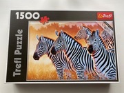 Trefl Puzzle 1500 Zebry 