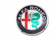 Naklejka Znaczek x4 ALFA ROMEO KOŁPAKI FELGI Dekielki kapsle logo 56mm