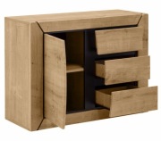 ZESTAW witryna + komoda + stół KOBE AGATA, stan bdb/bdb-, WARTO