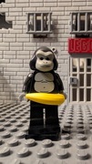 Minifigurka LEGO COL03-12 Gorilla Suit Guy, Strój goryla, Seria 3