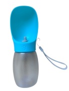 Nowa morska butelka na wodę z miseczką dla pieska na spacery 300ml spacer