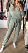 Dresowy komplet Sinsay Bluza z kapturem dres joggery reserved zara hoodie