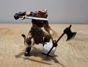 Papo tygrys mutant z mieczem plus topór figurka model z 2008 r.