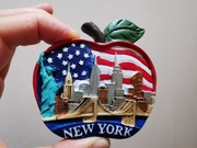 ZAGRANICZNY magnes na lodówkę NOWY JORK NEW YORK flaga statua wolności