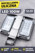Lampa uliczna LED 100W IP66 SILED – profesjonalna, wodoodporna