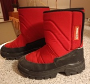 Buty śniegowce zapinane na rzepy r.30