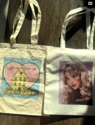 Torebka torba tote bag materiał non woven + bawełna Sabrina carpenter 