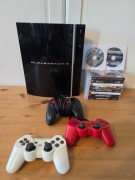 PlayStation 3 FAT CECHJ03 + 10 gier