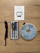 Lampki LED 15m – z pilotem i aplikacją, RGB, samoprzylepne