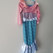 Strój karnawałowy przebierańców syrenka ariel kostium rozmiar 116