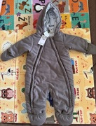 Reserved ocieplany kombinezon z kapturem, 74 cm, 6-9 M, NOWY !!!