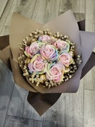 Bukiety Mydłany na Dzień Dziadka i Babci 