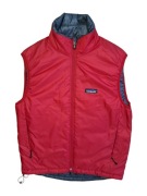 Czerwony Bezrękawnik Patagonia retro vintage 90s 80s north nike adidas