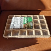 Zestaw 5 szt palet rozsadowych 34,5x21,5x4,5cm