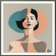 Plakat " Marry" - reprodukcja mojego ręcznie malowanego obrazu 