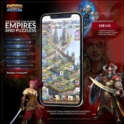 109LVL empires and puzzles z mailem / ponad 200 5*