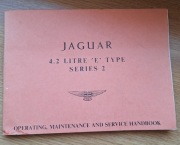 Instrukcja Jaguar E-Type 4.2l Seria2 