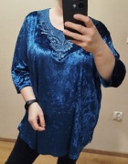 Welurowa bluzka rozmiar 56