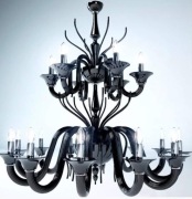 Murano - żyrandol "Belzebu Grande"
