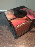 KASETY MAGNETOFONOWE SUPERTON STILON + STOJAK 28 SZT. ORYGINAL PRL LATA 70