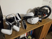 Zestaw PS5 z napędem 2TB + Gogle PS VR2 + Kierownica G29 + Słuchawki