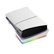 PS5 Pozioma podstawka pod konsolę do gier, smukła. RGB