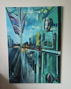 Obraz szyby Piotrkowska centrum 