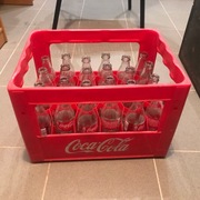 Skrzyna coca cola butelki 200 ml retro