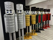 DZIADEK DO ORZECHÓW- figury świąteczne 190cm-dekoracja XXL PREMIUM 